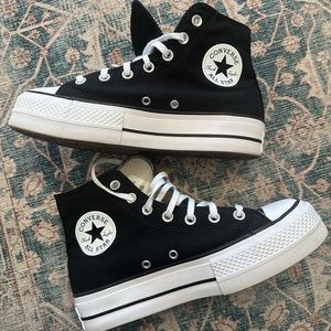 Black Platform Converse All Star Chuck Taylor
